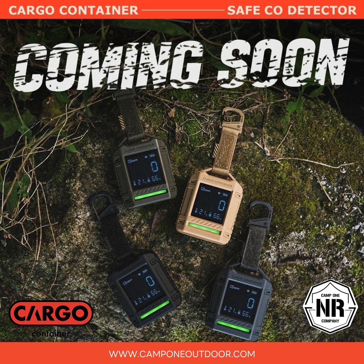 CARGO CONTAINER SAFE CO-DETECTOR: อุปกรณ์ตรวจจับ CO อัจฉริยะเพื่อการแคมป์ปิ้งที่ปลอดภัย