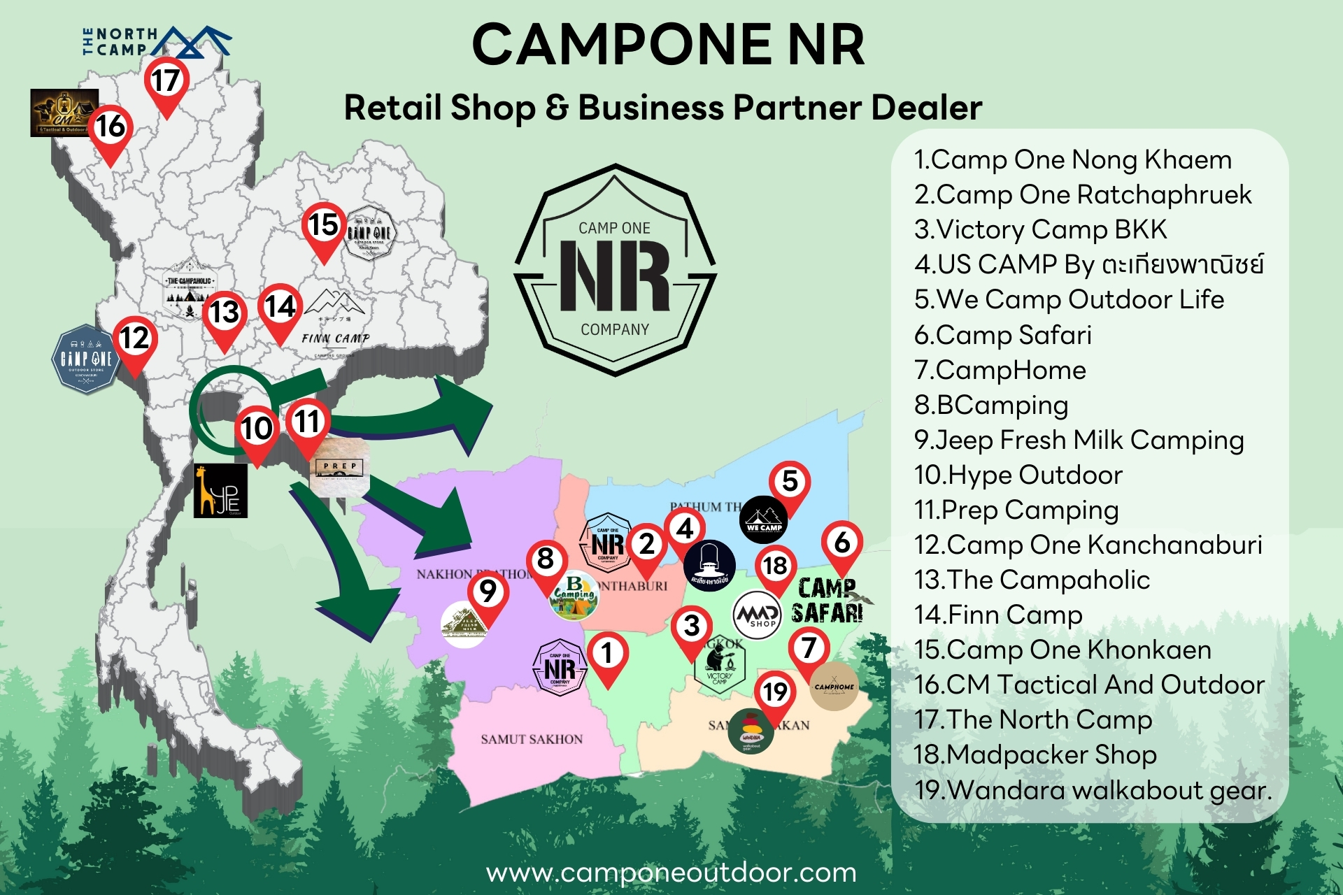 Camp One NR Retail Shop & Business Partner Dealer