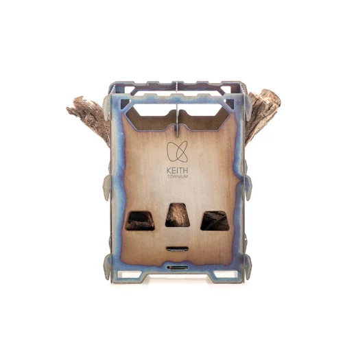 Titanium Alloy backpacking wood stove Ti2201