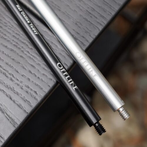 offline Table Extension Pillar Silver